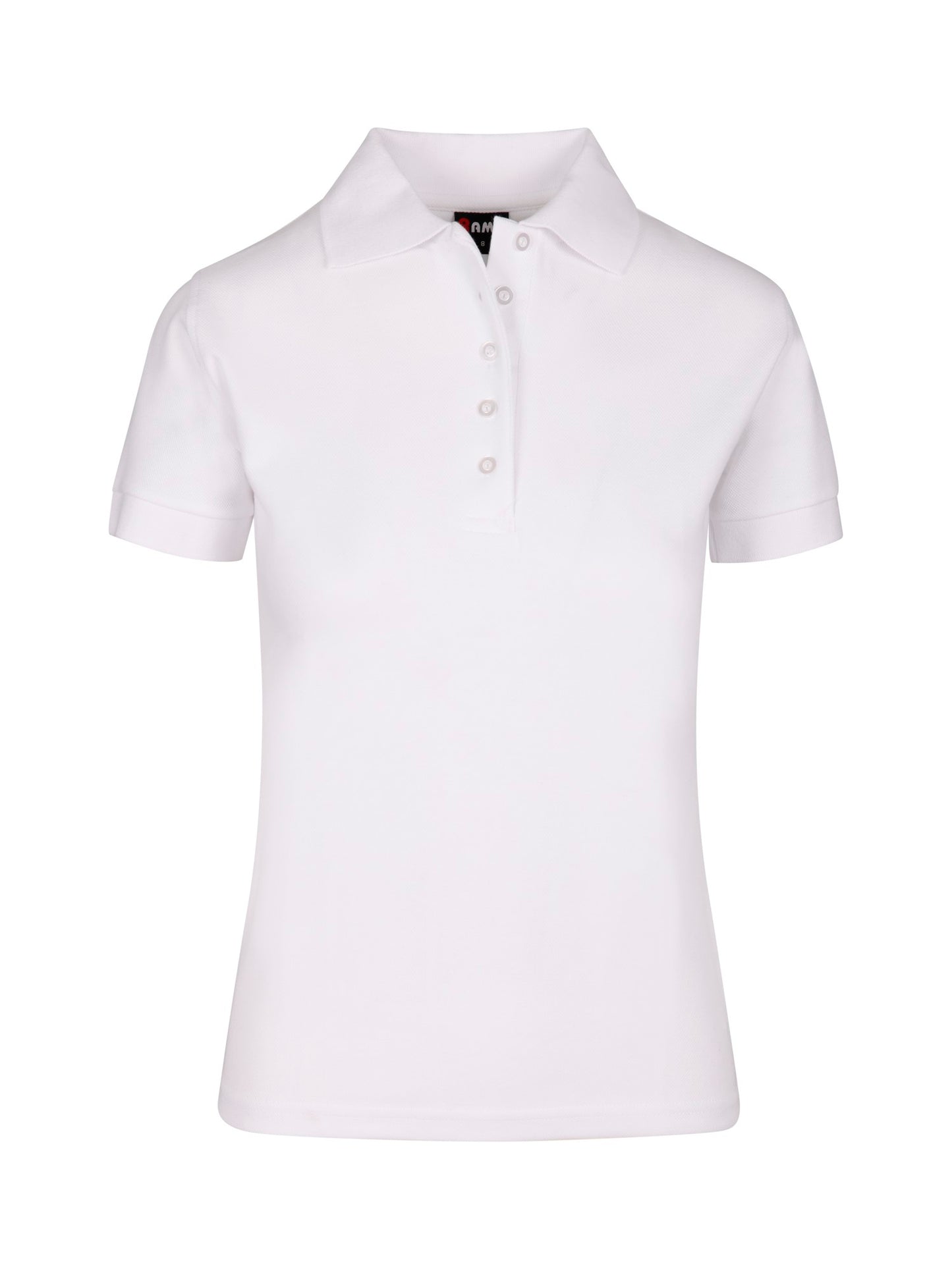 Women's 100% cotton pique polo